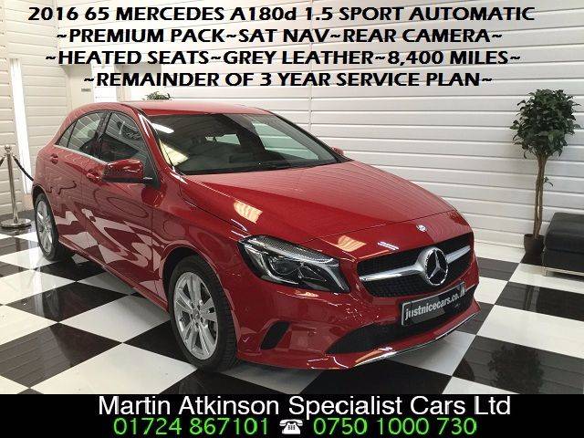 2016 Mercedes-Benz A Class 1.5 A180d Sport Premium 5dr Automatic SAT NAV~HEATED SEATS~REAR CAMERA~