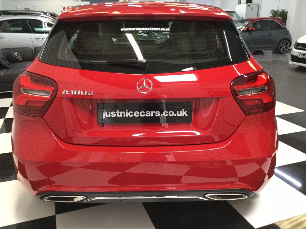 Mercedes-Benz A Class 1.5 A180d Sport Premium 5dr Automatic SAT NAV~HEATED SEATS~REAR CAMERA~ Hatchback Diesel Jupiter Red