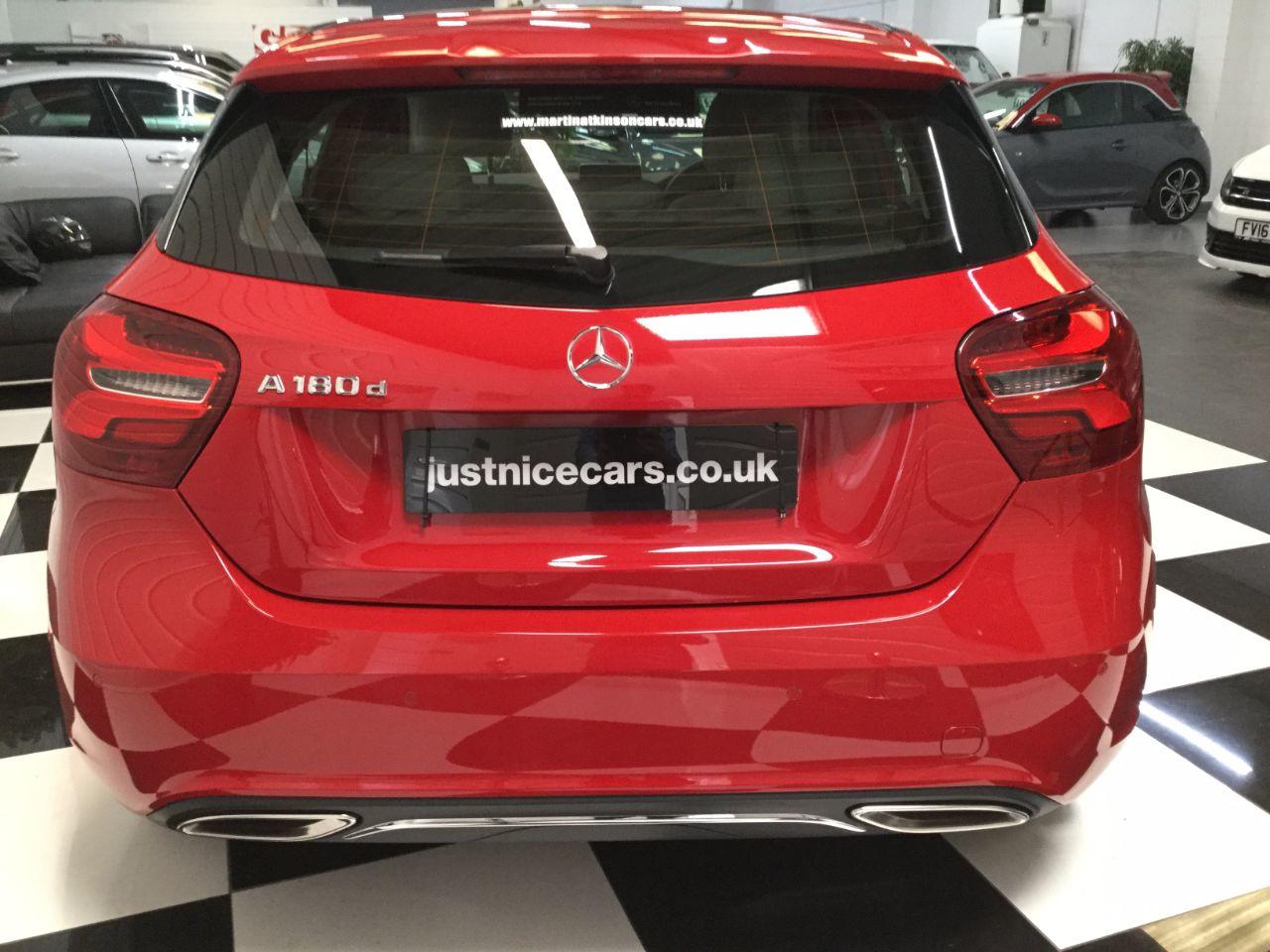 Mercedes-Benz A Class 1.5 A180d Sport Premium 5dr Automatic SAT NAV~HEATED SEATS~REAR CAMERA~ Hatchback Diesel Jupiter Red