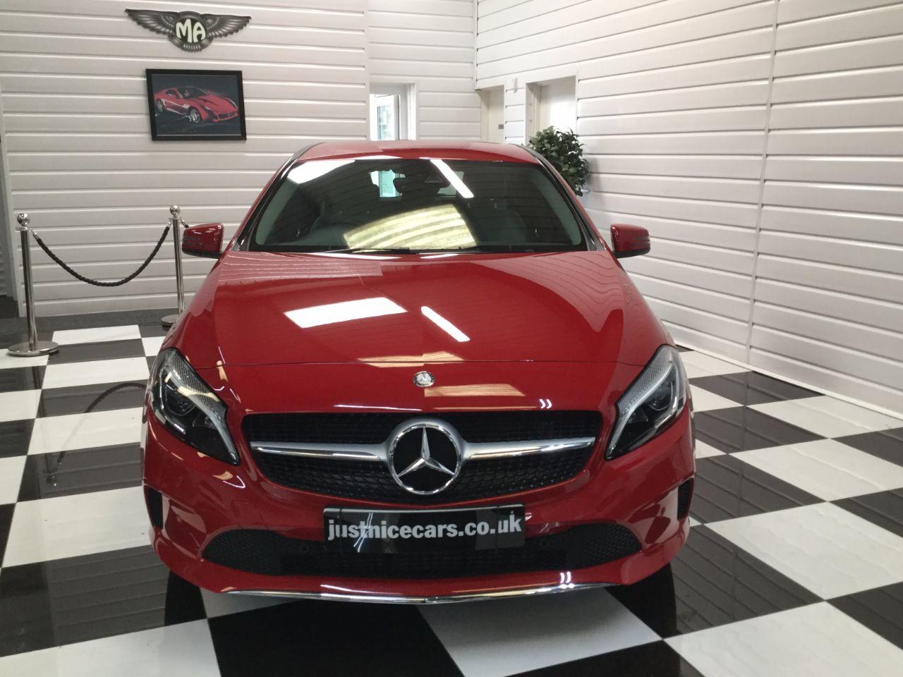 Mercedes-Benz A Class 1.5 A180d Sport Premium 5dr Automatic SAT NAV~HEATED SEATS~REAR CAMERA~ Hatchback Diesel Jupiter Red