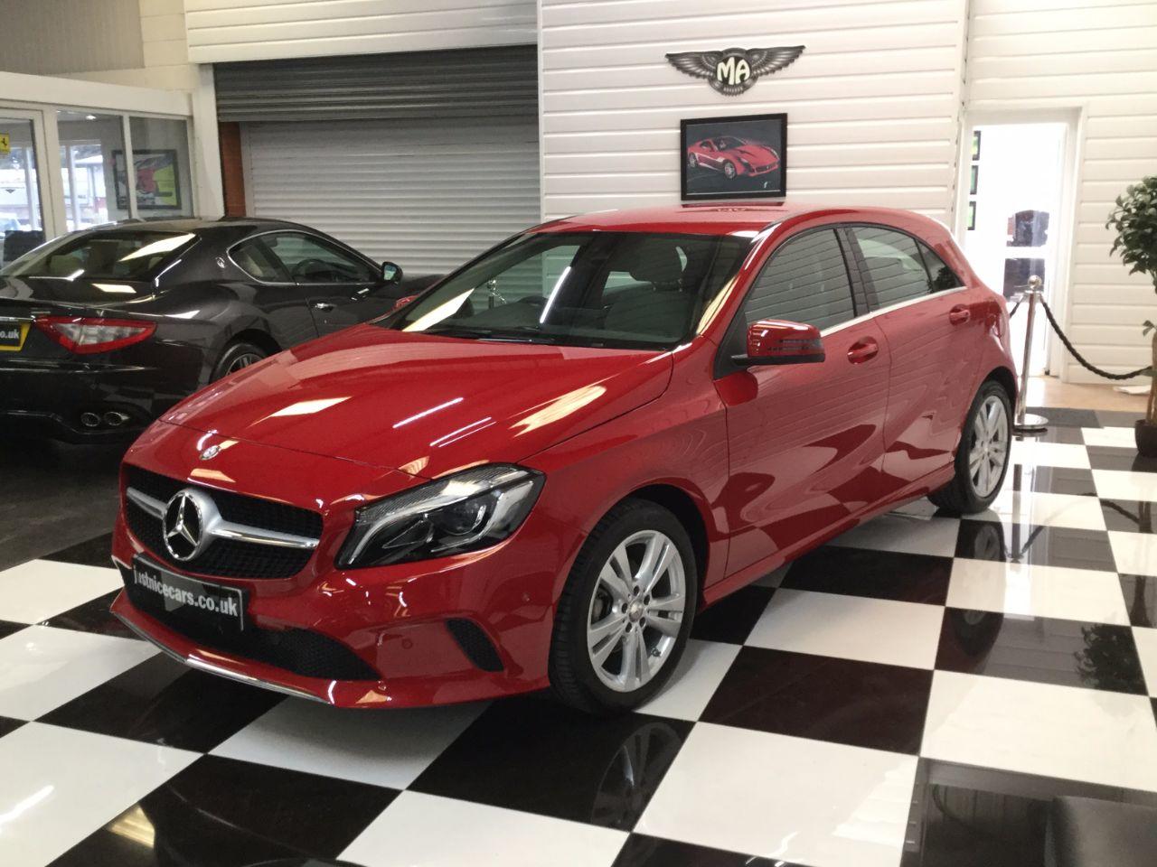 Mercedes-Benz A Class 1.5 A180d Sport Premium 5dr Automatic SAT NAV~HEATED SEATS~REAR CAMERA~ Hatchback Diesel Jupiter Red