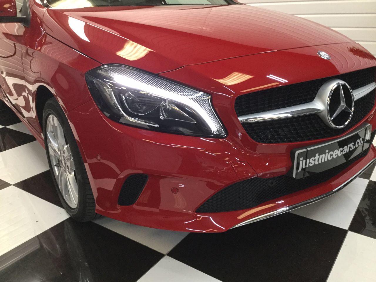 Mercedes-Benz A Class 1.5 A180d Sport Premium 5dr Automatic SAT NAV~HEATED SEATS~REAR CAMERA~ Hatchback Diesel Jupiter Red