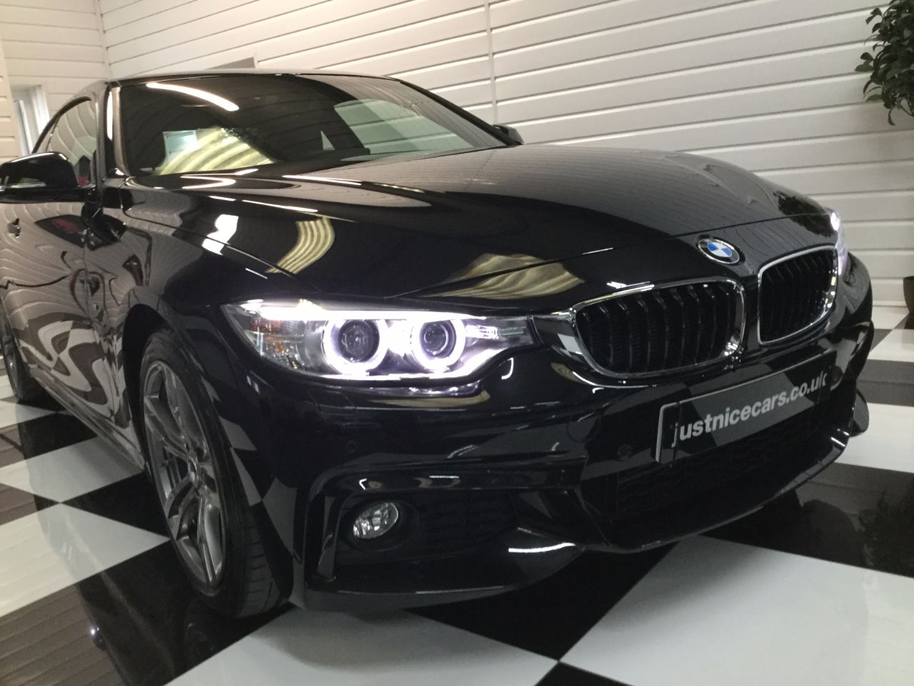 BMW 4 Series 2.0 420d M Sport 2dr Professional Media Coupe Diesel Black