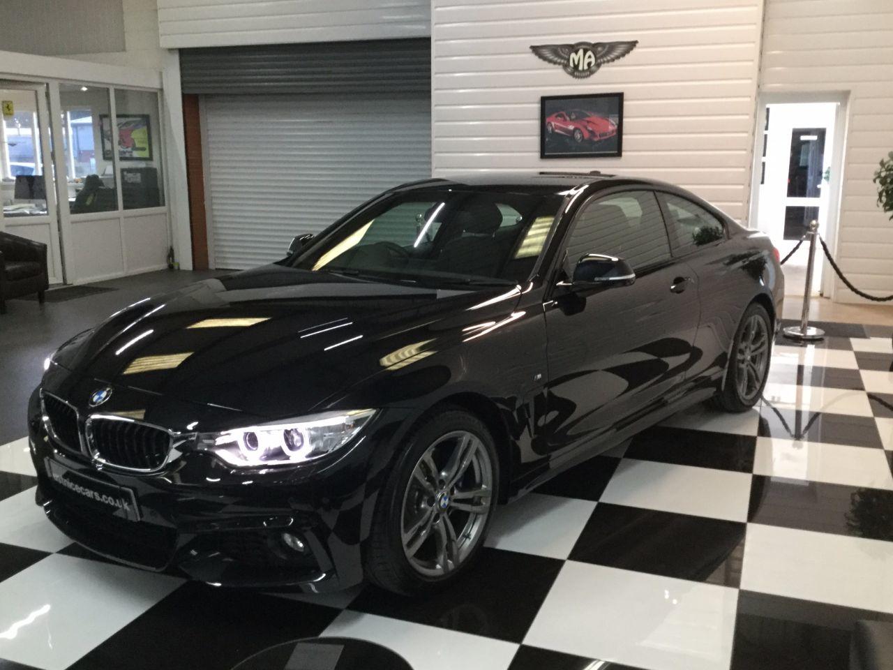 BMW 4 Series 2.0 420d M Sport 2dr Professional Media Coupe Diesel Black
