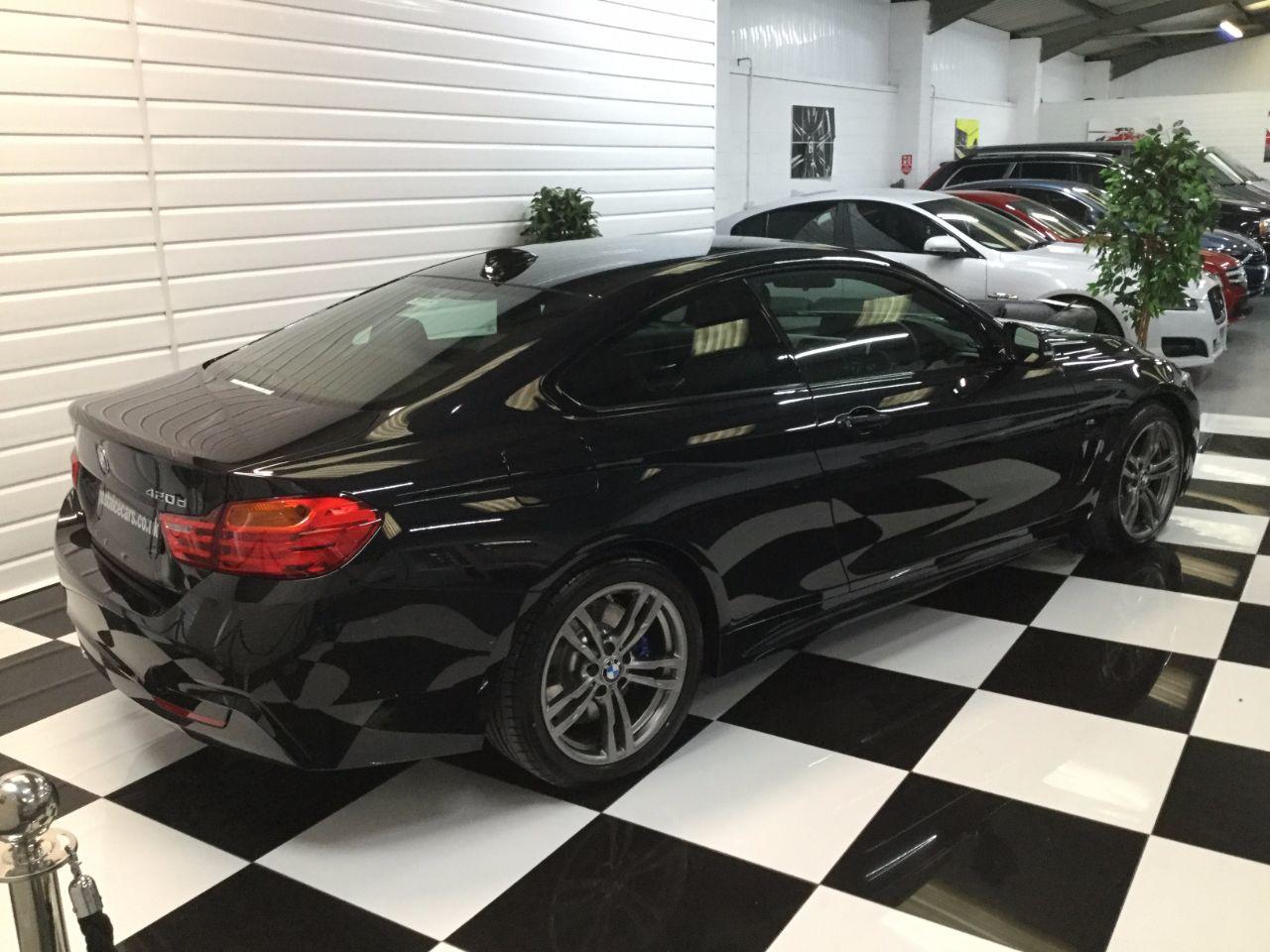 BMW 4 Series 2.0 420d M Sport 2dr Professional Media Coupe Diesel Black