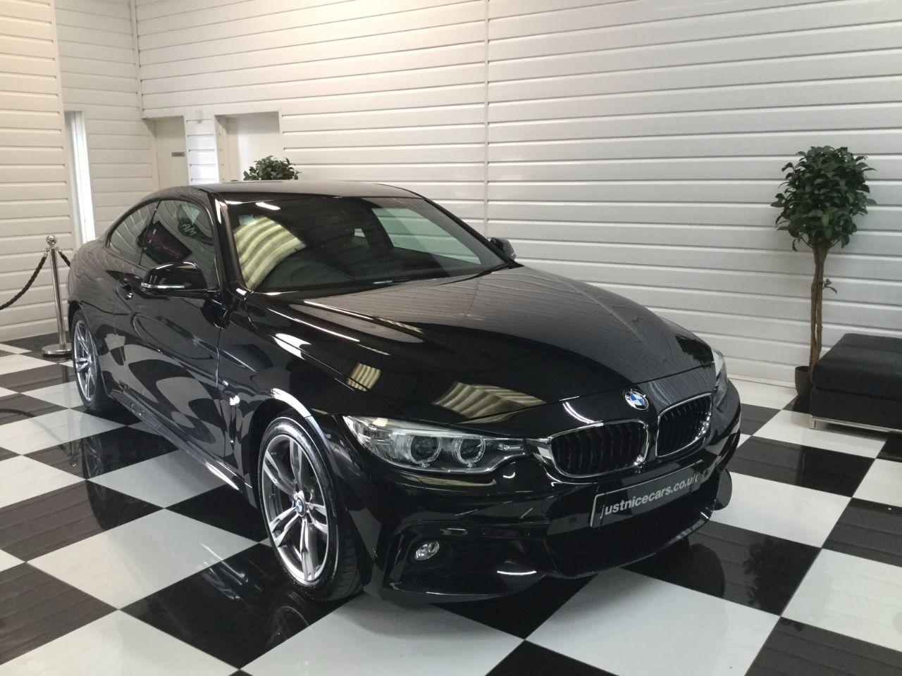 BMW 4 Series 2.0 420d M Sport 2dr Professional Media Coupe Diesel Black