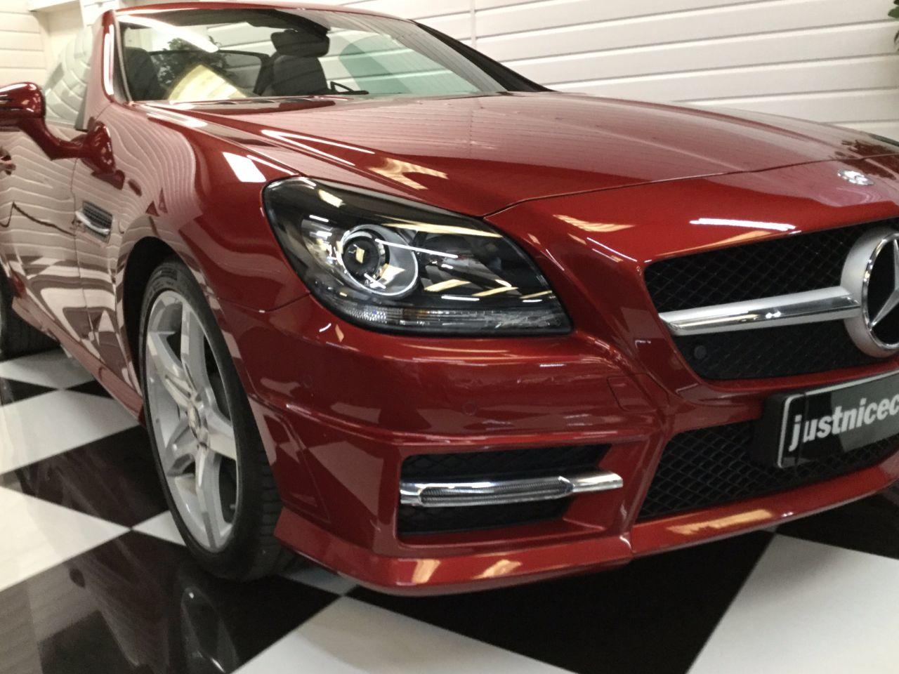 Mercedes-Benz SLK SLK 200 2.0 9G-Tronic AMG Sport 2dr Tip Auto Convertible Petrol Hyacinth Red