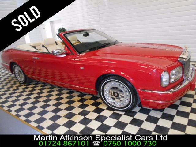 Rolls Royce Corniche Corniche 6.8 V8 Auto MKV Convertible Petrol Vermillion Red