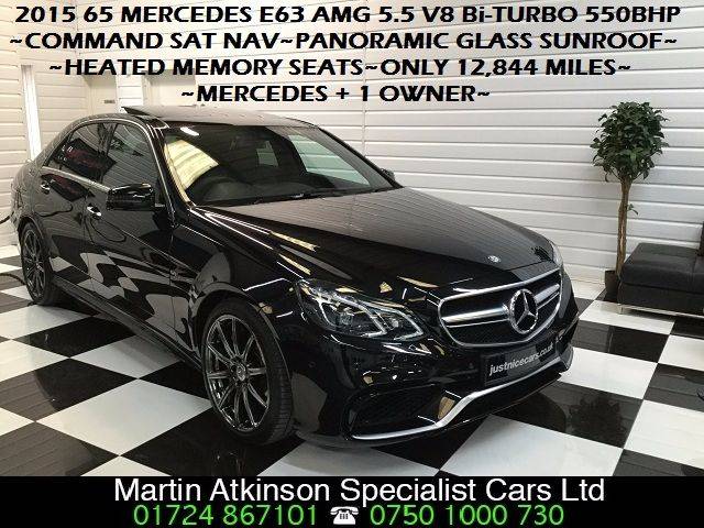 2015 Mercedes-Benz E Class E63 5.5 V8 Bi-Turbo MCT Automatic 550BHP