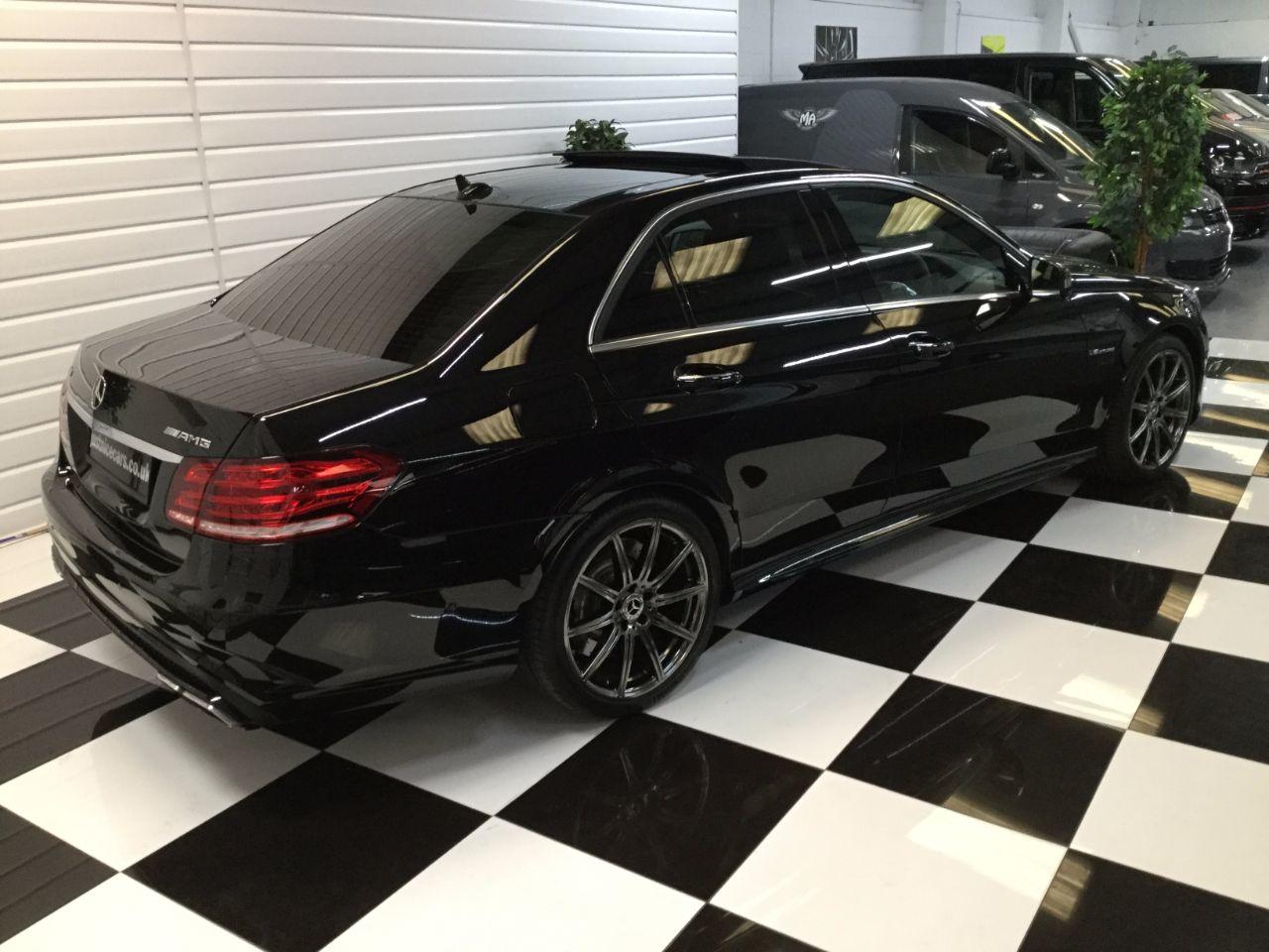 Mercedes-Benz E Class E63 5.5 V8 Bi-Turbo MCT Automatic 550BHP Saloon Petrol Obsidian Black Metallic