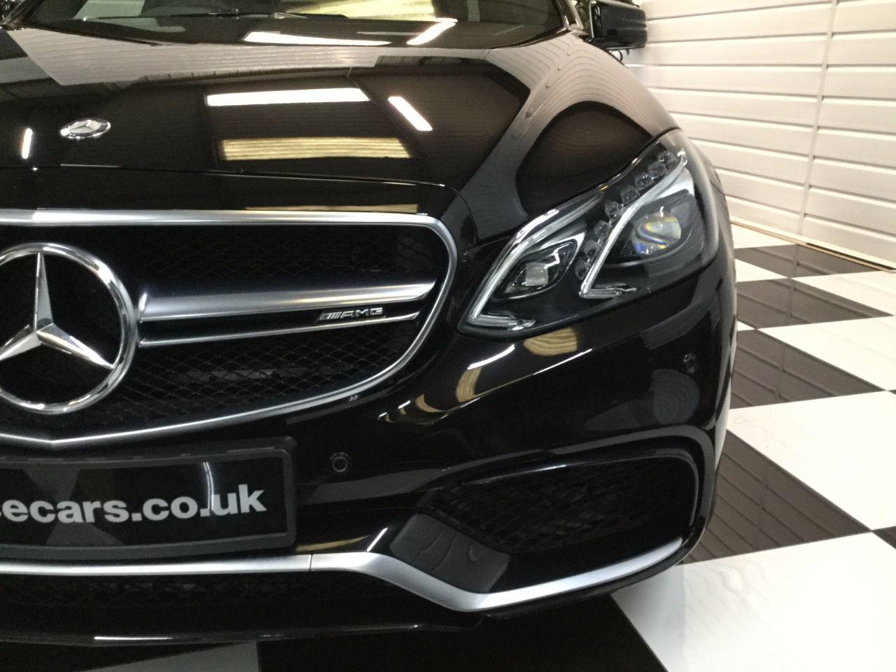 Mercedes-Benz E Class E63 5.5 V8 Bi-Turbo MCT Automatic 550BHP Saloon Petrol Obsidian Black Metallic