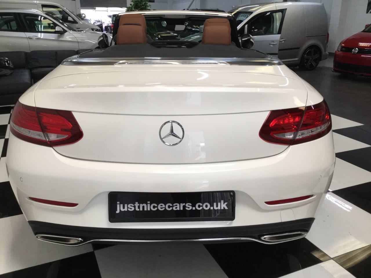 Mercedes-Benz C Class C200 Sport 2.0 9G-Tronic Automatic Convertible Petrol White