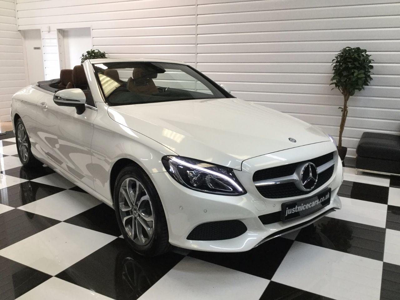 Mercedes-Benz C Class C200 Sport 2.0 9G-Tronic Automatic Convertible Petrol White