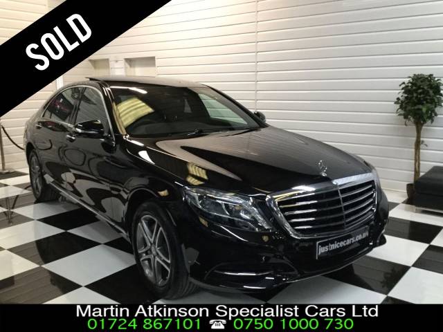 Mercedes-Benz S Class 3.5 S400hL Hybrid SE Line V6 4dr Auto [Executive] Saloon Hybrid Obsidian Black Metallic