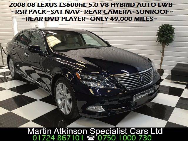 2008 Lexus LS 600h L 5.0 V8 4dr CVT Auto [Rear Relaxation Pack]