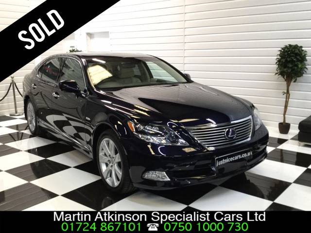 Lexus LS 600h L 5.0 V8 4dr CVT Auto [Rear Relaxation Pack] Saloon Hybrid Windsor Blue Metallic