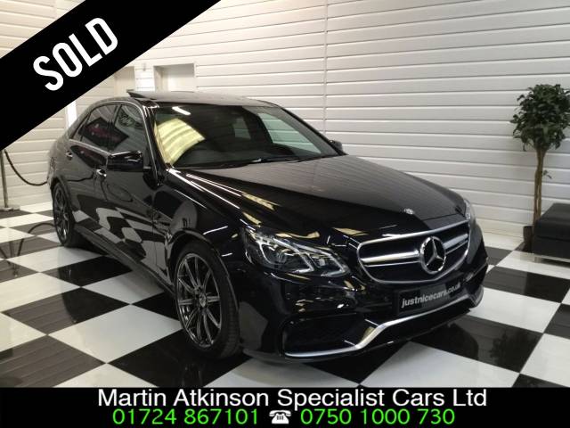 Mercedes-Benz E Class E63 5.5 V8 Bi-Turbo MCT Automatic 550BHP Saloon Petrol Obsidian Black Metallic