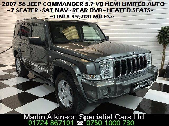 Jeep Commander 5.7 V8 Limited 5dr Automatic 7 Seater Estate Petrol Grey Metallic