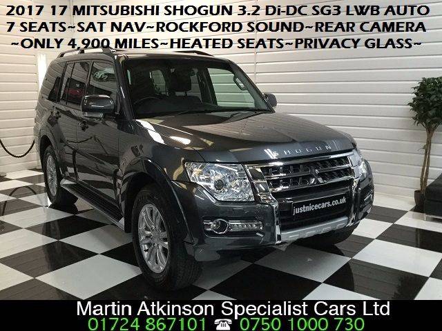 2017 Mitsubishi Shogun 3.2 DI-DC [187] SG3 5dr Auto