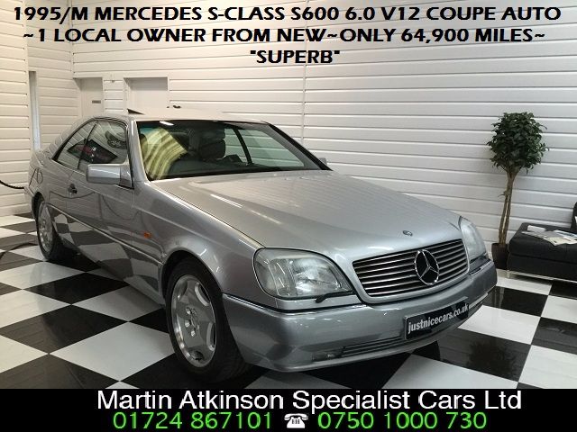 Mercedes-Benz S Class 6.0 S600 V12 COUPE Coupe Petrol Brilliant Silver