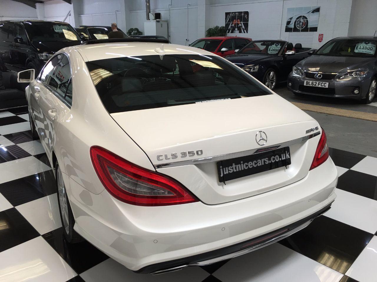 Mercedes-Benz CLS 3.0 CLS 350 CDI BlueEFFICIENCY AMG Sport 4dr Tip Auto Coupe Diesel Calcite White