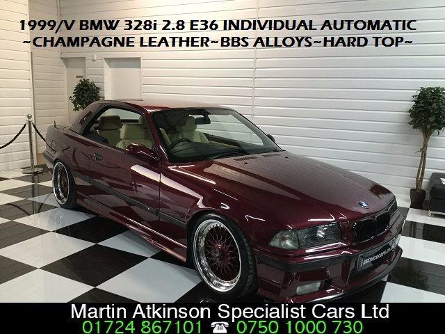 BMW 3 Series 2.8 328i 2dr Auto Convertible Petrol Romatic Red