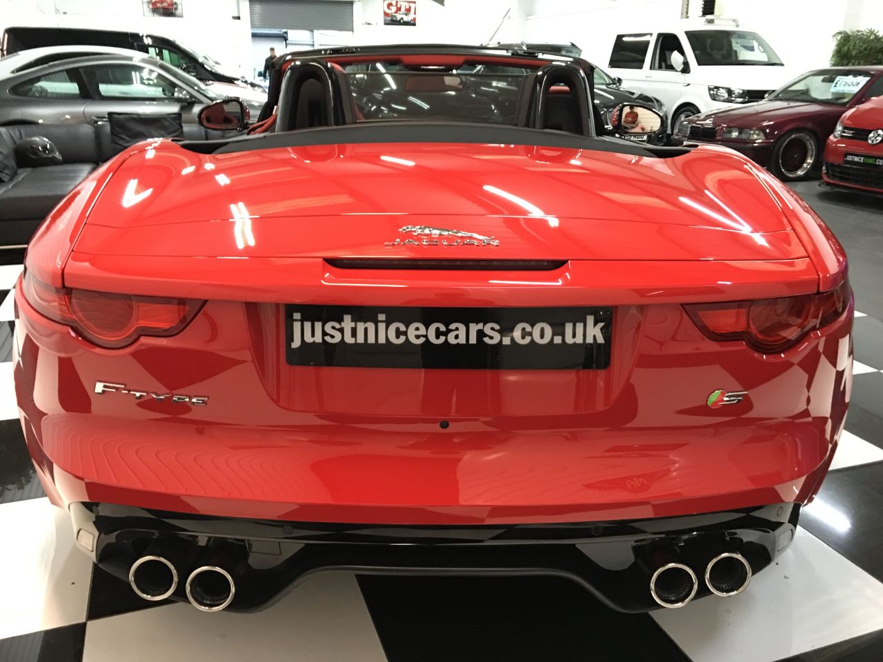 Jaguar F-type 5.0 Supercharged V8 S 2dr Auto Convertible Petrol Salsa Red