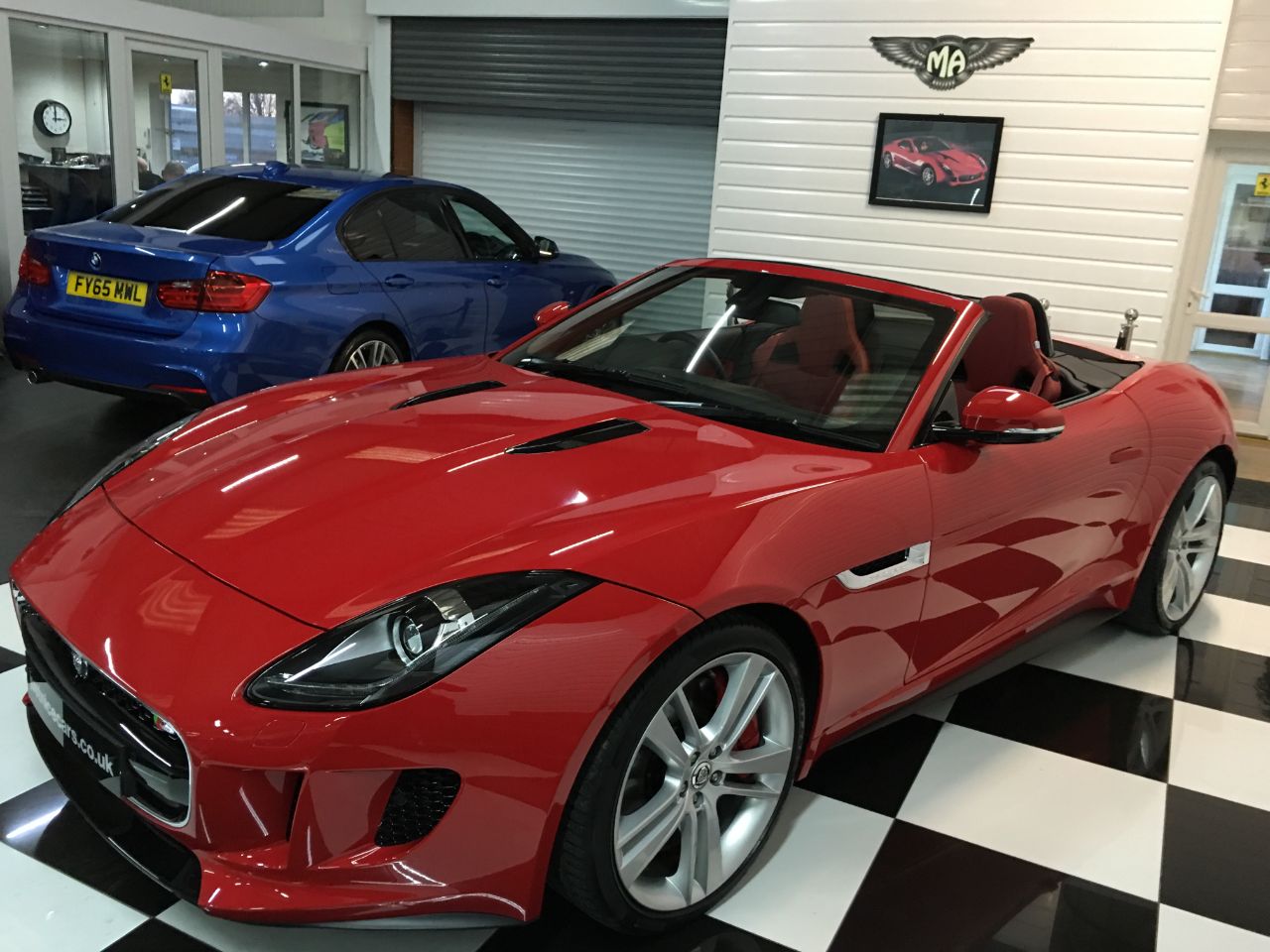 Jaguar F-type 5.0 Supercharged V8 S 2dr Auto Convertible Petrol Salsa Red