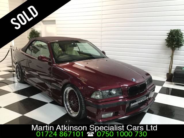 BMW 3 Series 2.8 328i 2dr Auto Convertible Petrol Romatic Red