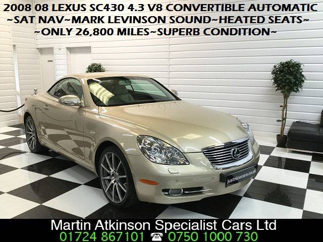 2008 Lexus SC 430 4.3 2dr [6] Auto