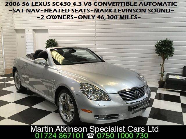 2006 Lexus SC SC430 4.3 V8 Convertible Automatic