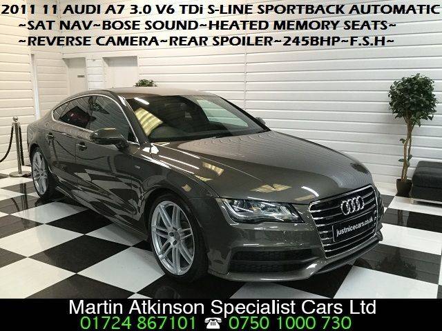 2011 Audi A7 3.0 V6 TDi Quattro 4X4 S Line 5dr S Tronic