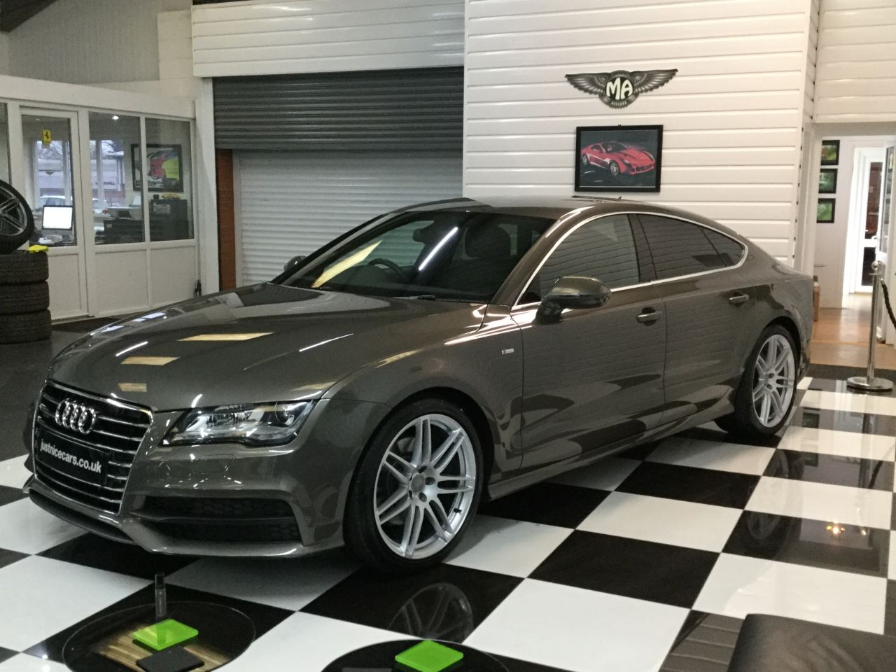 Audi A7 3.0 V6 TDi Quattro 4X4 S Line 5dr S Tronic Hatchback Diesel Brown Bronze