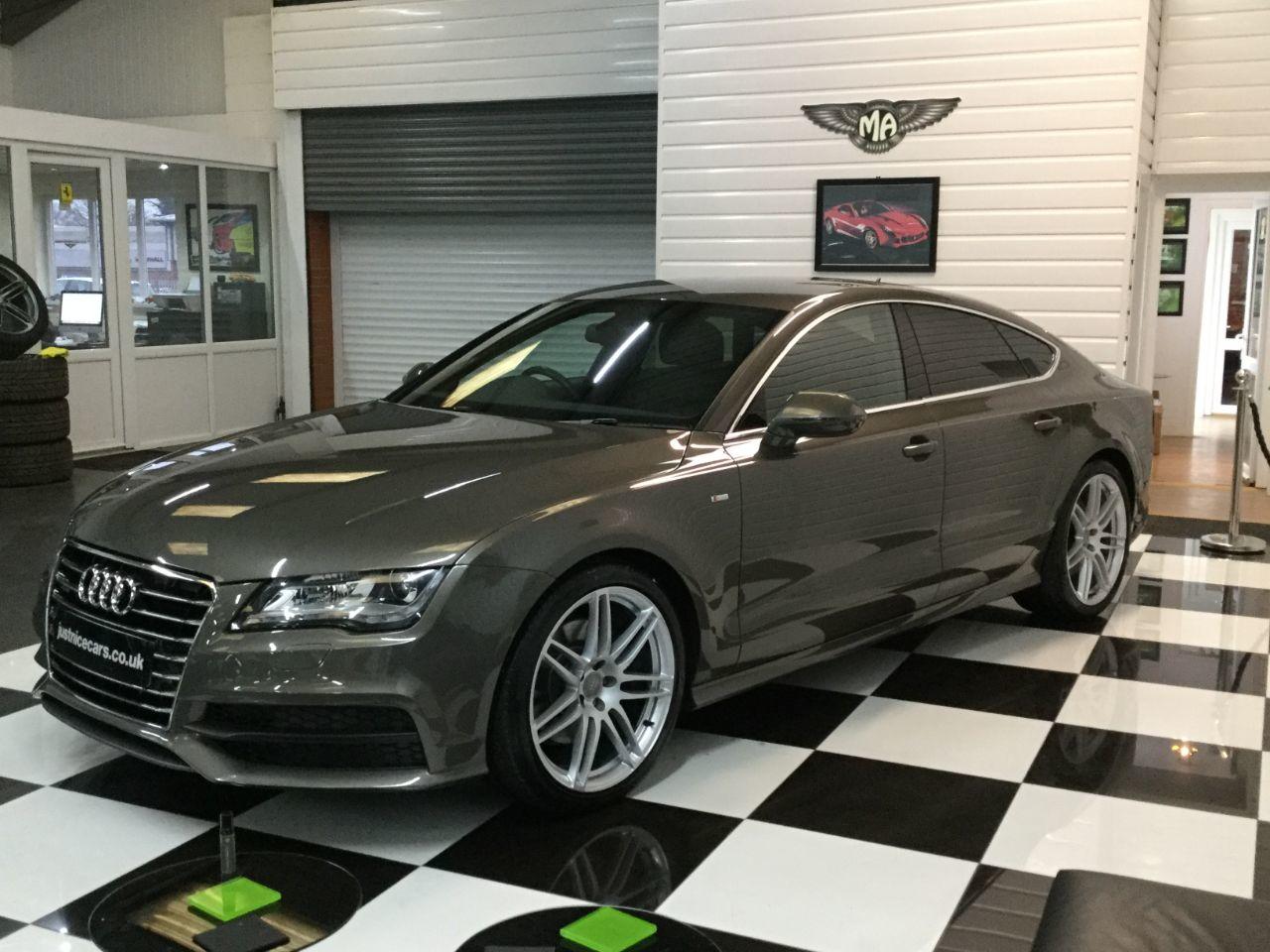 Audi A7 3.0 V6 TDi Quattro 4X4 S Line 5dr S Tronic Hatchback Diesel Brown Bronze