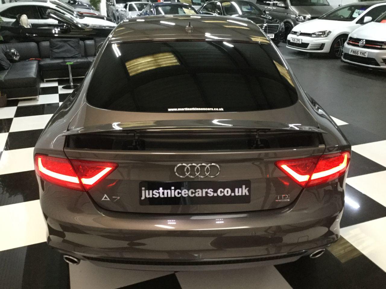 Audi A7 3.0 V6 TDi Quattro 4X4 S Line 5dr S Tronic Hatchback Diesel Brown Bronze