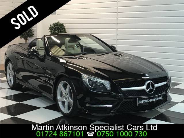 Mercedes-Benz SL Class 3.0 SL 400 AMG Sport 2dr Auto 333BHP Convertible Petrol Black