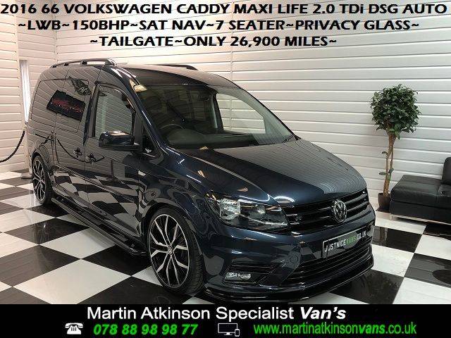 2016 Volkswagen Caddy Maxi Life 2.0 TDi 150BHP 7 Seater DSG Auto