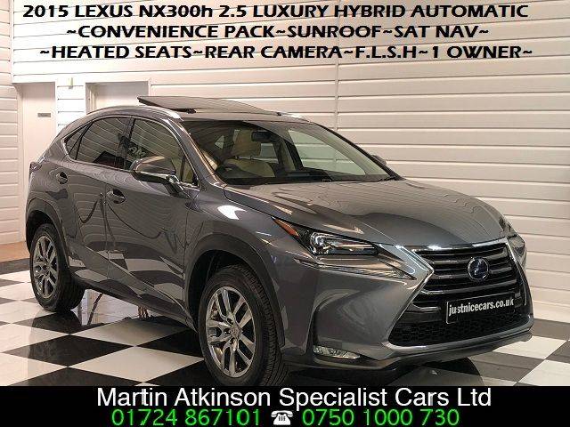 2015 Lexus Nx 300h 2.5 Luxury 5dr Convenience Pack~Sun Roof~