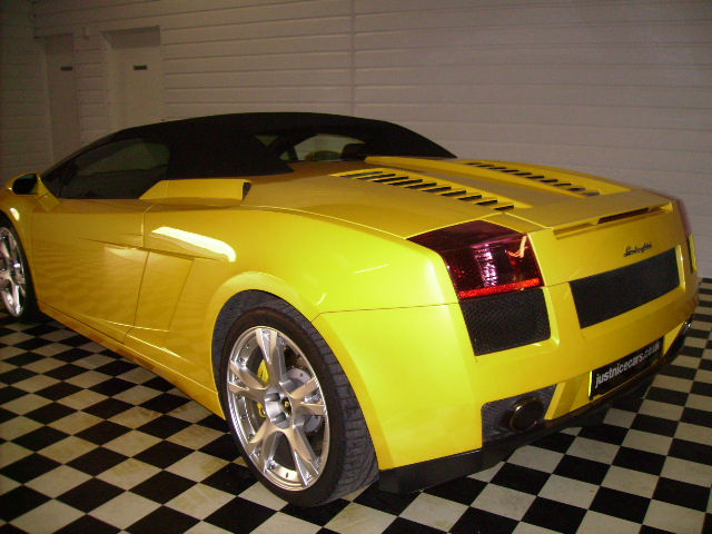Lamborghini Gallardo 5.0 Spider V10 E-Gear Auto Convertible Petrol Yellow