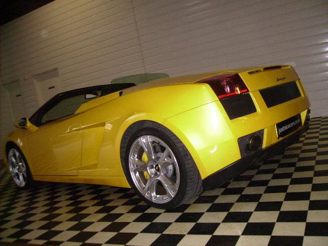 Lamborghini Gallardo 5.0 Spider V10 E-Gear Auto Convertible Petrol Yellow