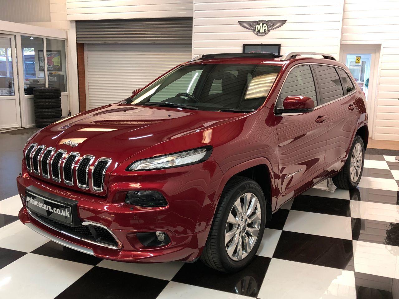 Jeep Cherokee 2.2 Multijet 200BHP Overland 5dr Auto Estate Diesel Deep Cherry Red Metallic
