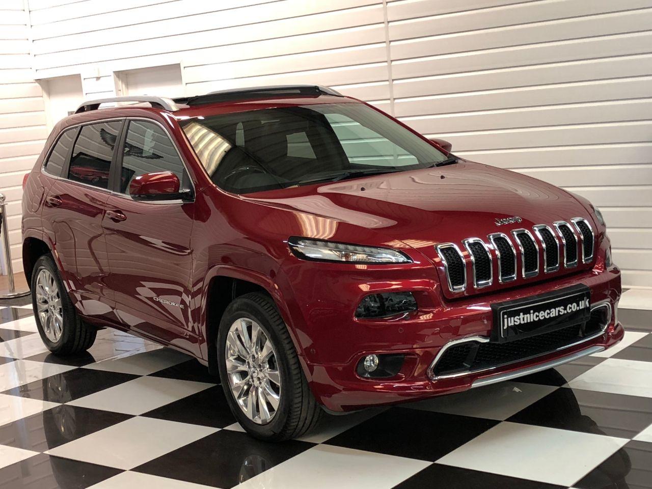 Jeep Cherokee 2.2 Multijet 200BHP Overland 5dr Auto Estate Diesel Deep Cherry Red Metallic