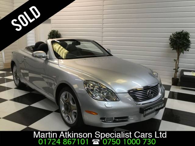 Lexus SC SC430 4.3 V8 Convertible Automatic Convertible Petrol Paliado Silver