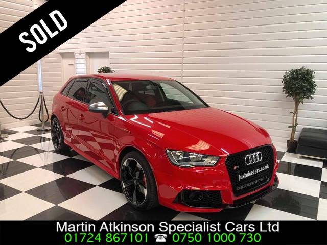 Audi A3 1.4 TFSI RS3 REPLICA Hatchback Petrol Brilliant Red