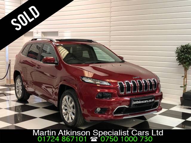 Jeep Cherokee 2.2 Multijet 200BHP Overland 5dr Auto Estate Diesel Deep Cherry Red Metallic