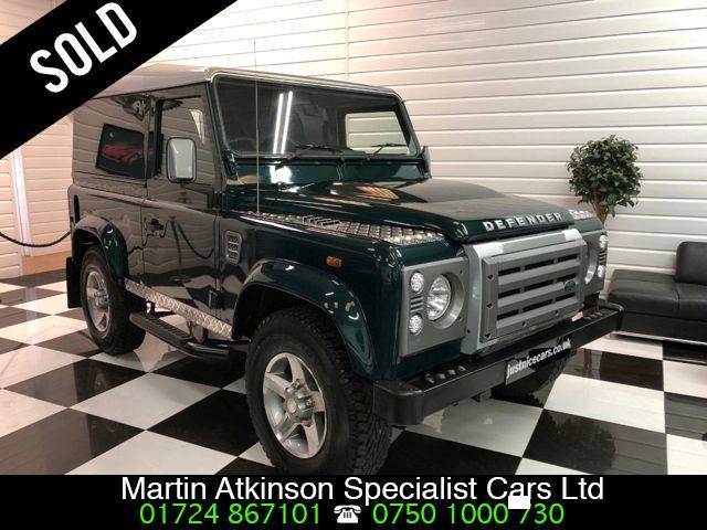 Land Rover Defender Hard Top TDCi [2.2] ~AIR CON~ Four Wheel Drive Diesel British Racing Green