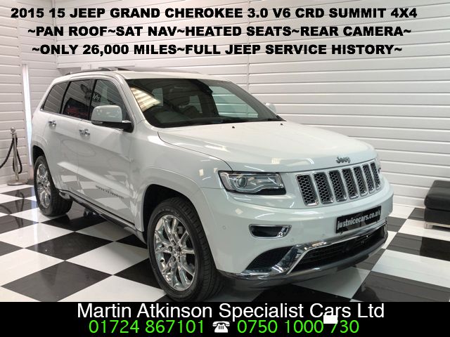 Jeep Grand Cherokee 3.0 CRD Summit 5dr Auto Estate Diesel White