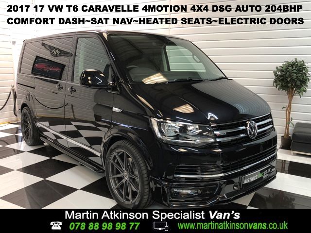 Volkswagen Caravelle 2.0 BiTDi 204BHP Executive SWB 5dr DSG 4Motion MPV Diesel Black