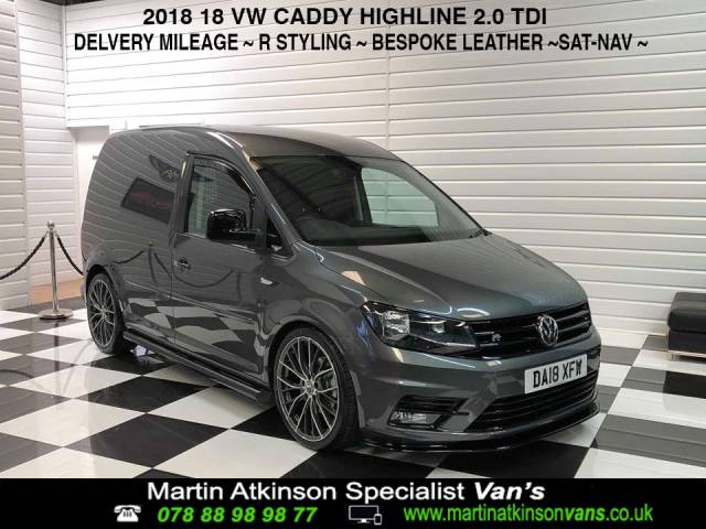 2018 Volkswagen Caddy 2.0 TDi Highline~DELIVERY MILEAGE~SAT NAV~BESPOKE PREMIUM LEATHER~