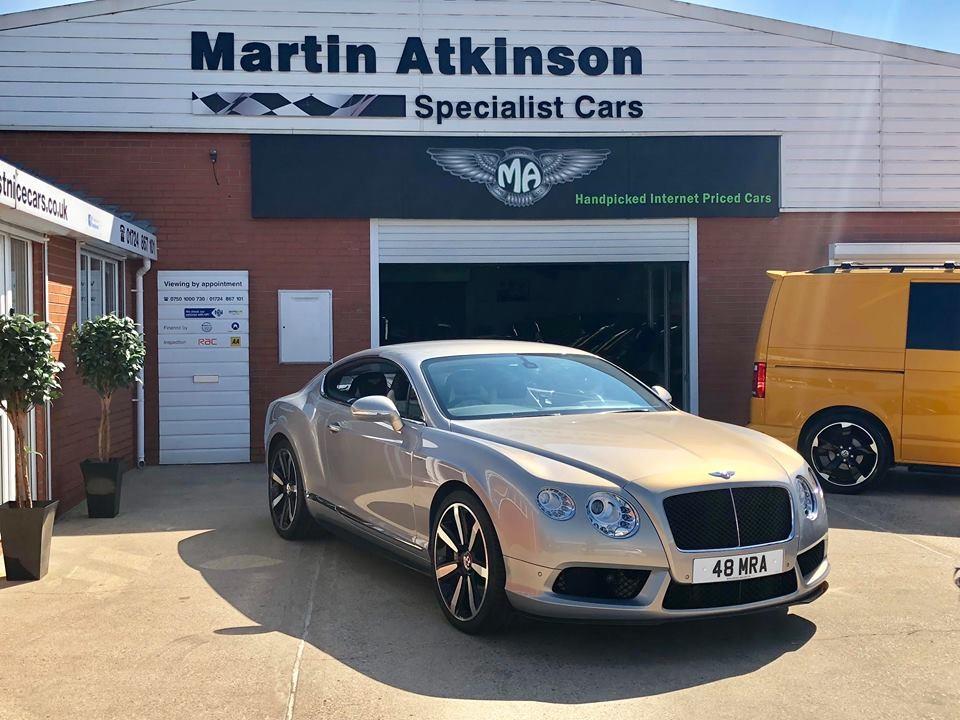 Bentley Continental GT 4.0 V8 S Mulliner Coupe 521BHP Coupe Petrol Extreme Silver
